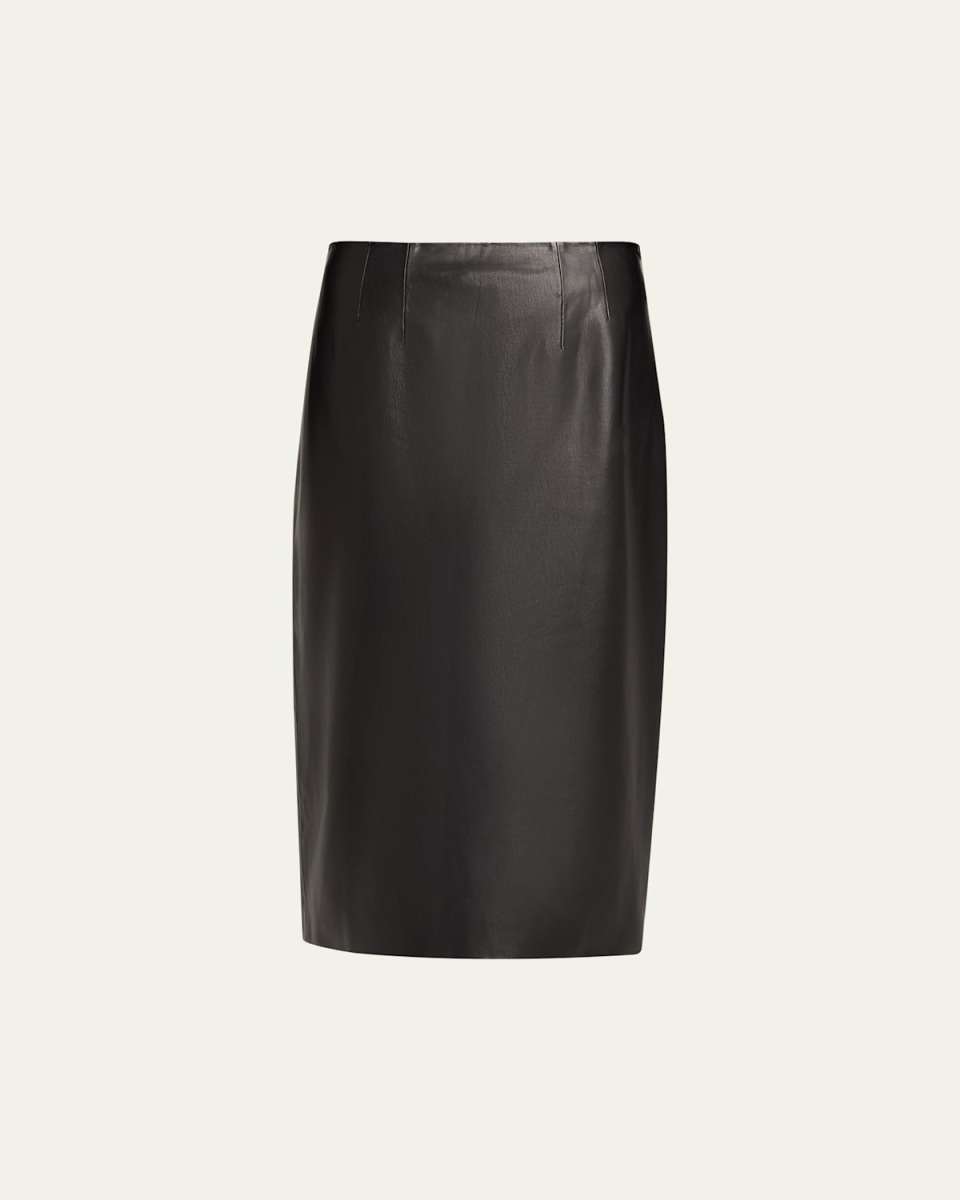 Holmes Vegan Leather Pencil Skirt